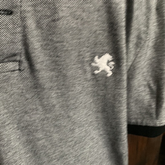 Express for Mess Grey/Black Polo...Size: L Modern Fit - Picture 2 of 4
